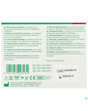 Komprex binde    8cmx 2m epais.0,5cm 22313