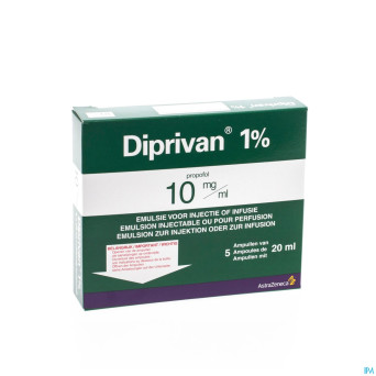 Diprivan 1% amp iv 5x200mg/20ml