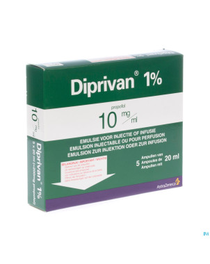 Diprivan 1% amp iv 5x200mg/20ml