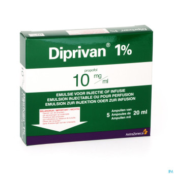 Diprivan 1% amp iv 5x200mg/20ml