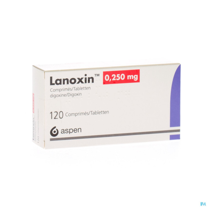 Lanoxin 250 comp  120 x 0,250 mg