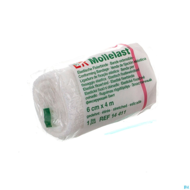 Mollelast bande gaze elast cello    6cmx4m 14411