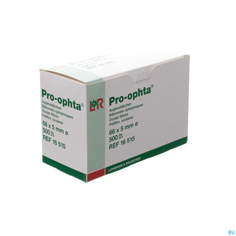 Pro-ophta stabchen baton n/ster 500 16515