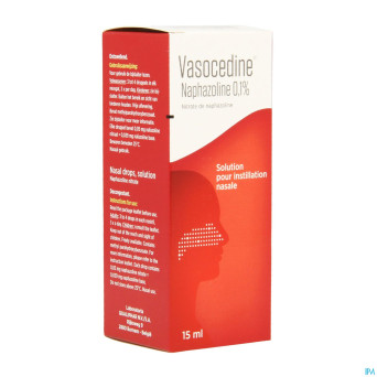 Vasocedine naphazoline gutt 15ml