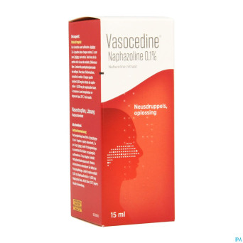 Vasocedine naphazoline gutt 15ml