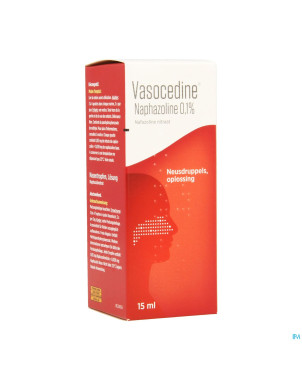 Vasocedine naphazoline gutt 15ml
