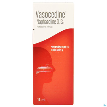 Vasocedine naphazoline gutt 15ml