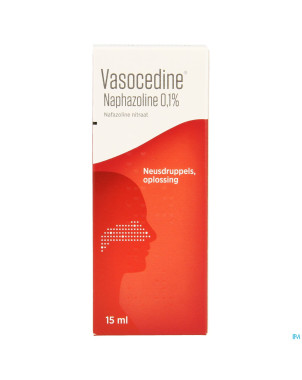 Vasocedine naphazoline gutt 15ml