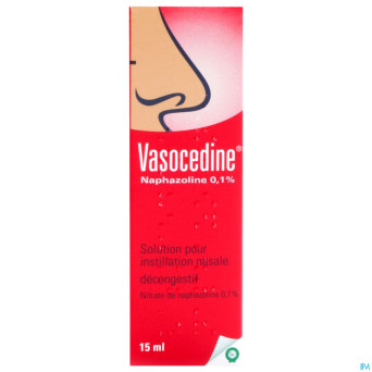 Vasocedine naphazoline gutt 15ml