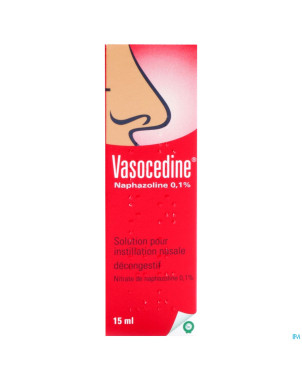Vasocedine naphazoline gutt 15ml