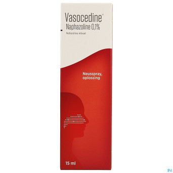 Vasocedine naphazoline spray   15ml