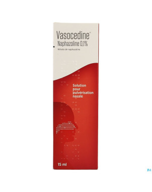 Vasocedine naphazoline spray   15ml