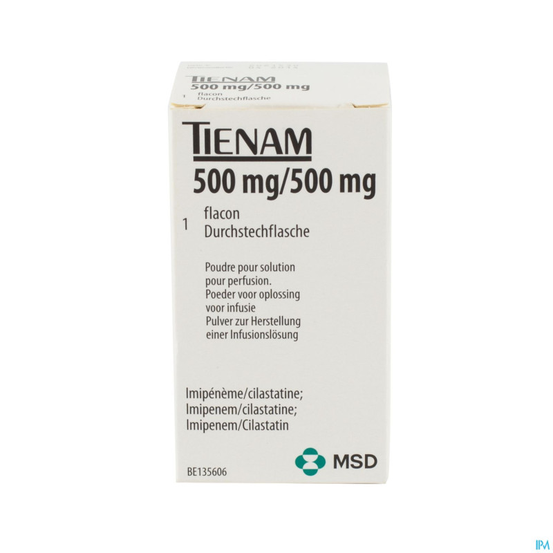 Tienam fl perf iv 500mg-500mg/120ml