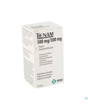 Tienam fl perf iv 500mg-500mg/120ml