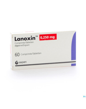 Lanoxin 250 comp   60 x 0,250 mg