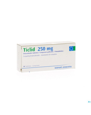 Ticlid drag  30 x 250 mg