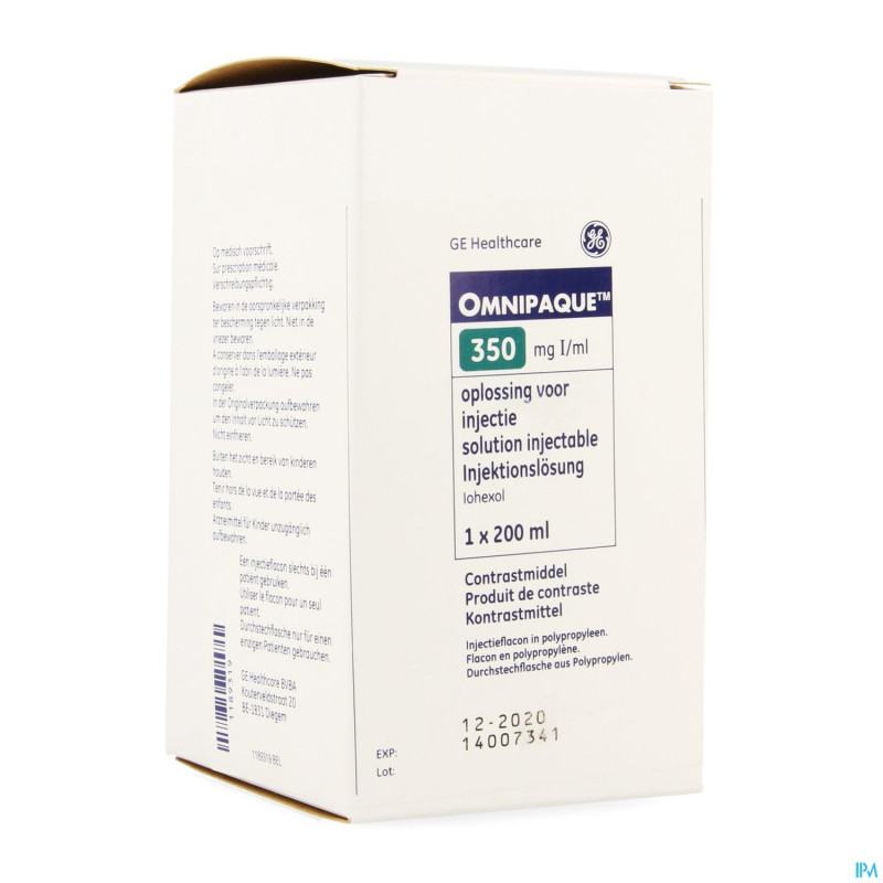 Omnipaque 350 fl 1x200ml 350mg i/ml