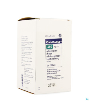Omnipaque 350 fl 1x200ml 350mg i/ml