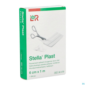 Stellaplast adhesive + ciseaux 6cmx1m 36479