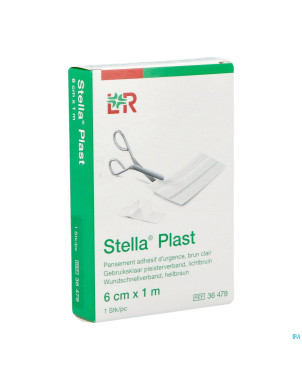 Stellaplast adhesive + ciseaux 6cmx1m 36479