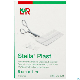 Stellaplast adhesive + ciseaux 6cmx1m 36479