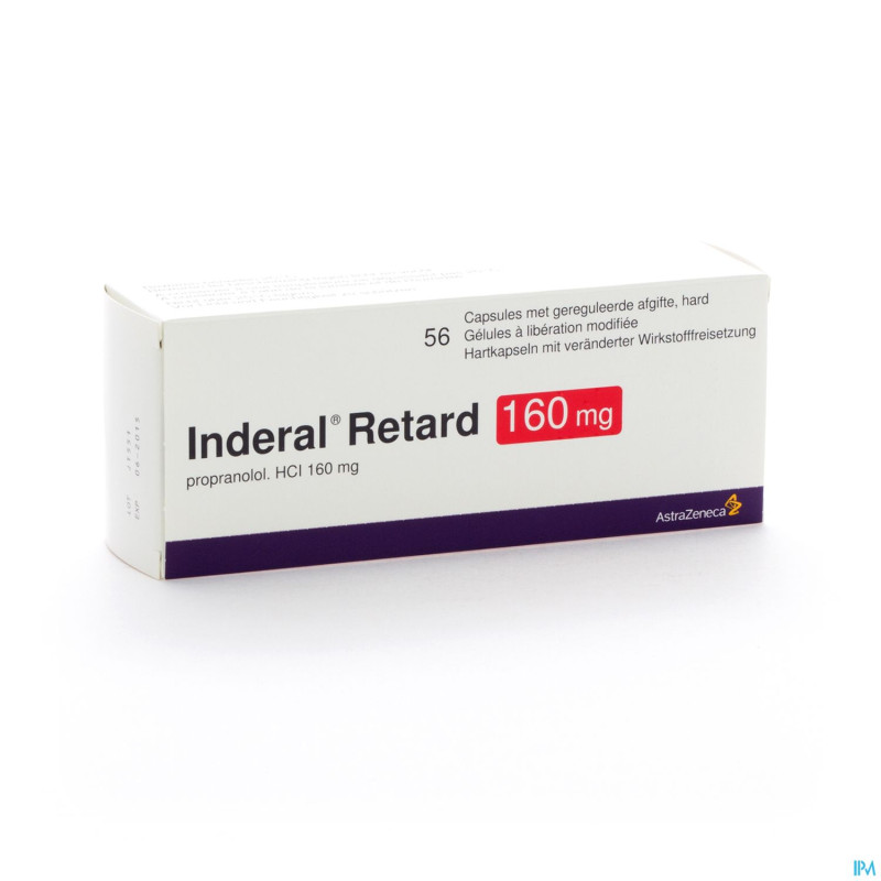 Inderal retard caps 56x160mg