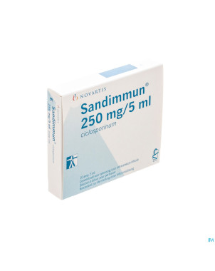 Sandimmun amp pr perf 10x 250mg/5ml