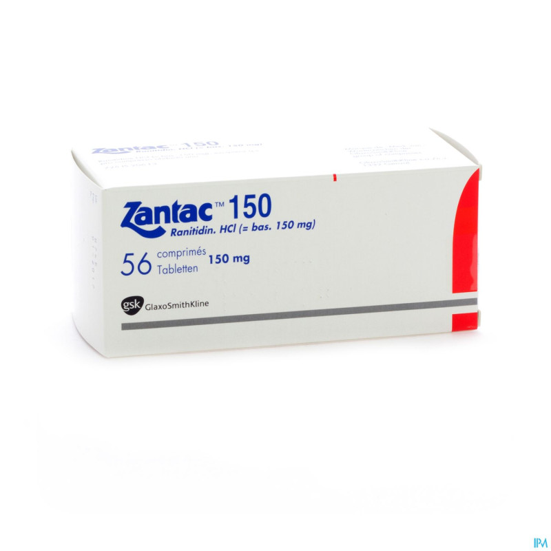 Zantac 150 comp  56 x 150 mg