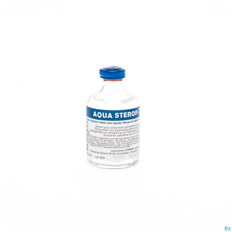 Aqua sterop inj  1 x 50ml bouch. metal dechir.