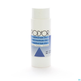 Talc mentholee 2% poudreur    100g