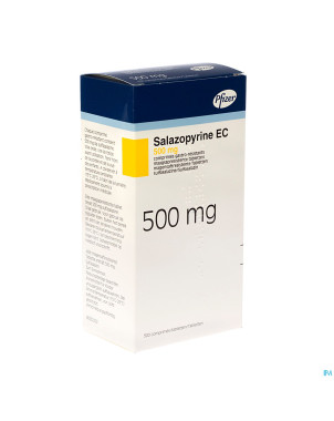 Salazopyrine ec drag  300 x 500 mg