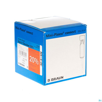 Mini plasco nacl 20 % 20 x 10 ml
