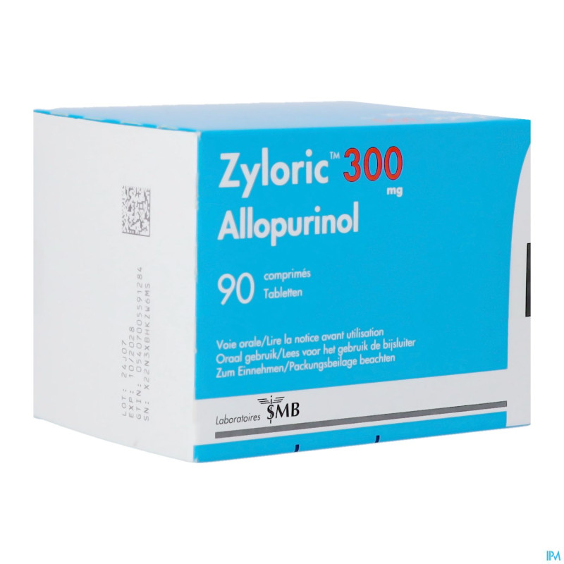 Zyloric 300 comp  90 x 300 mg