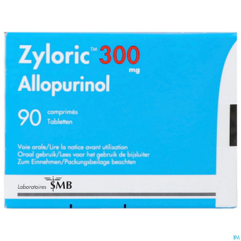 Zyloric 300 comp  90 x 300 mg