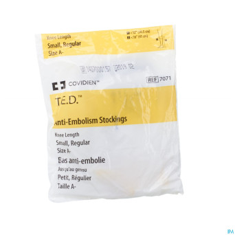 Ted bas genou 70710 s regul   blanc