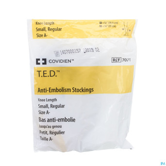 Ted bas genou 70710 s regul   blanc