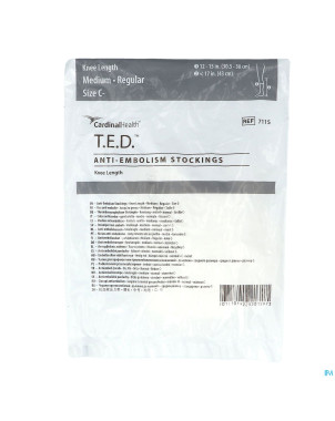 Ted bas genou 71150 m regul   blanc
