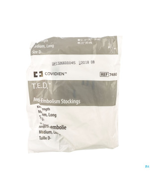 Ted bas genou 74800 m xlong   blanc