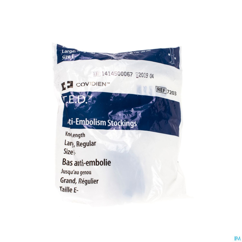 Ted bas genou 72030 l regul   blanc