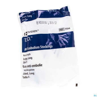 Ted bas genou 75940 l xlong   blanc