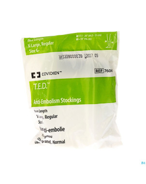 Ted bas genou 76040 xl regul  blanc