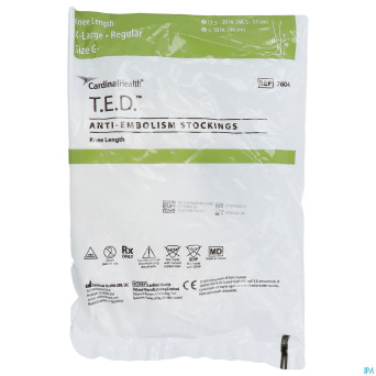 Ted bas genou 76040 xl regul  blanc