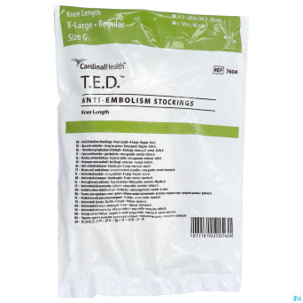 Ted bas genou 76040 xl regul  blanc