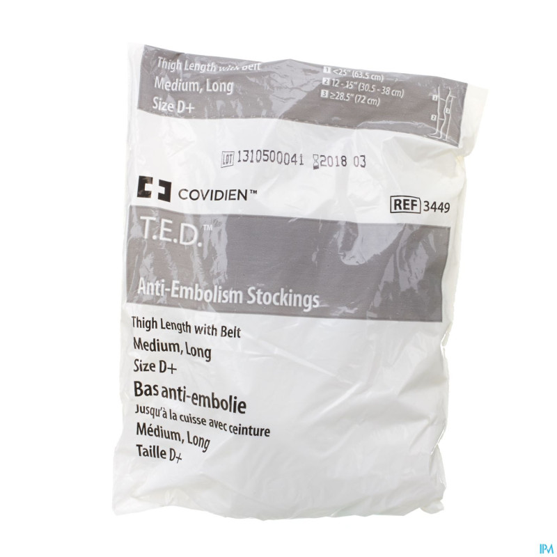 Ted bas cuisse +ceint 34490 m long