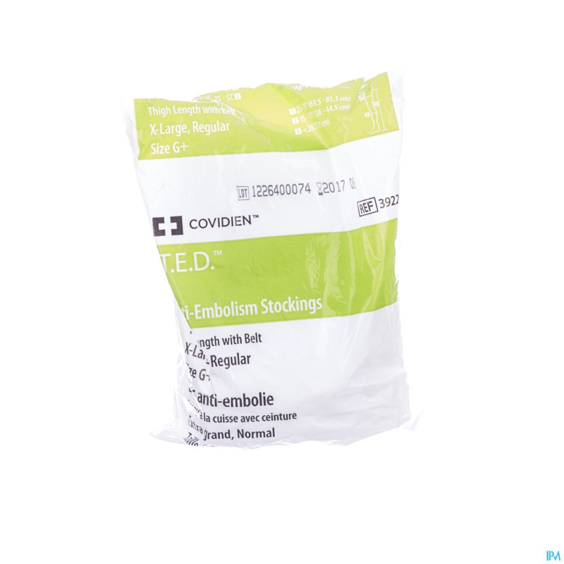 Ted bas cuisse +ceint 39220 xl reg