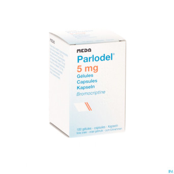 Parlodel caps  100 x  5,0 mg
