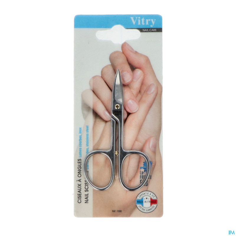 Vitry classic ciseaux ongles courbe inox    1008