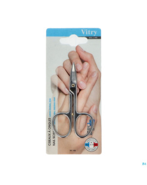 Vitry classic ciseaux ongles courbe inox    1008