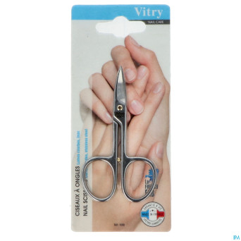 Vitry classic ciseaux ongles courbe inox    1008