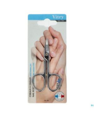 Vitry classic ciseaux ongles courbe inox    1008